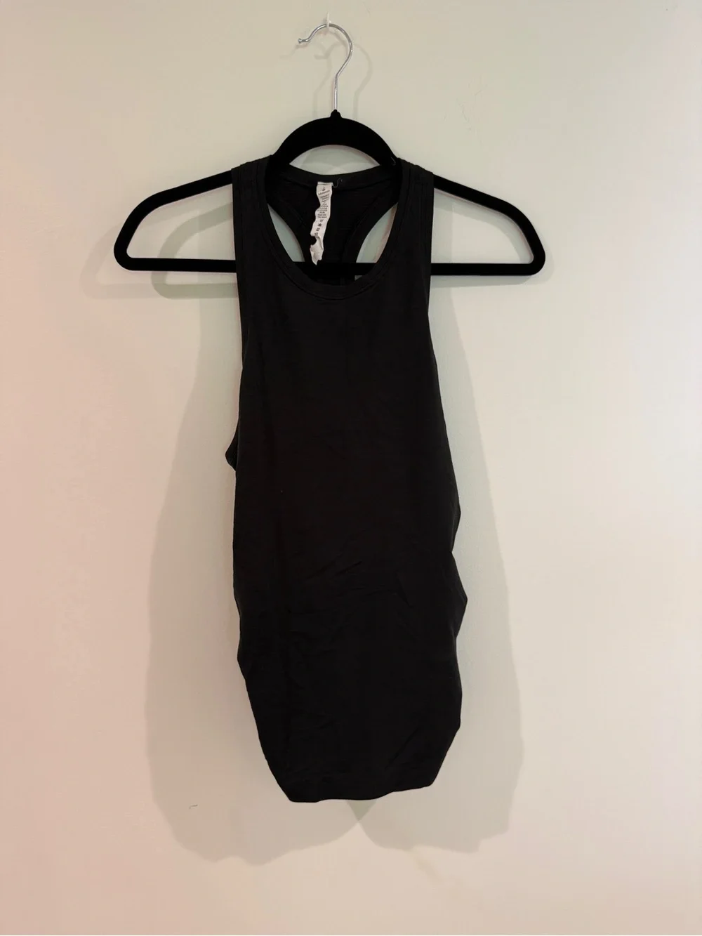 Lululemon Black Ruched Racerback Tank